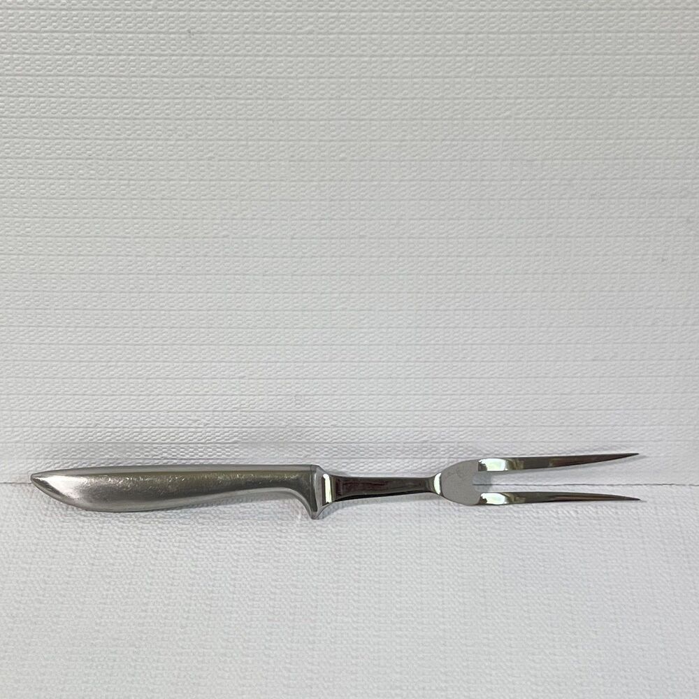 VTG Solingen Germany Stainless Steel Carving Fork MCM Cutlery Serving Utensil